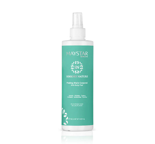 Maystar Peeling Corpo Aha Bottiglia Spray Soluzione Acquosa 500 ml