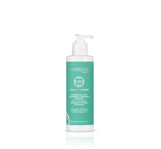 Maystar Concentrato Anticellulite 3 In 1 Bottiglia con pompa da 200 ml