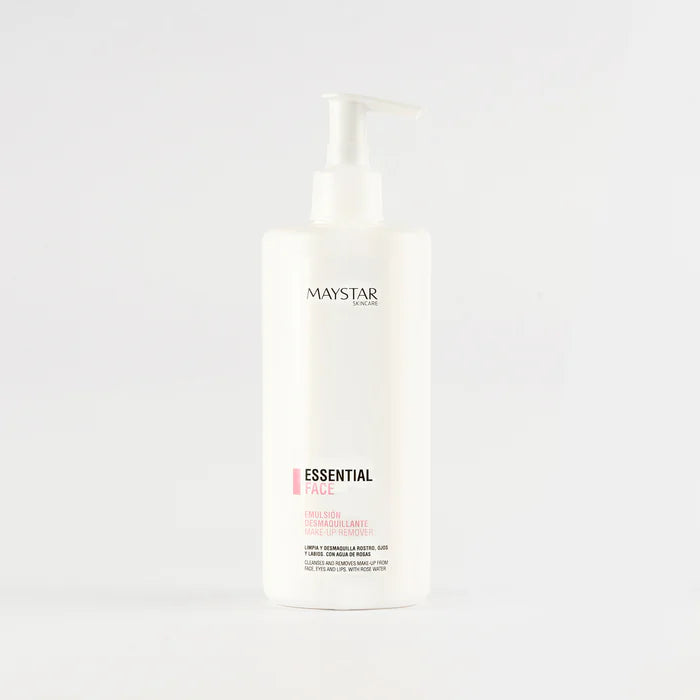 Maystar Emulsione Struccante Deterge e Strucca Viso Occhi Labbra con Acqua di Rose 400 ml