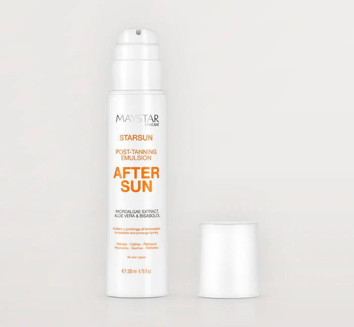 Maystar Starsun Prolungatore di Abbronzatura Dopo Sole Airless Emulsione Leggera 200 ml