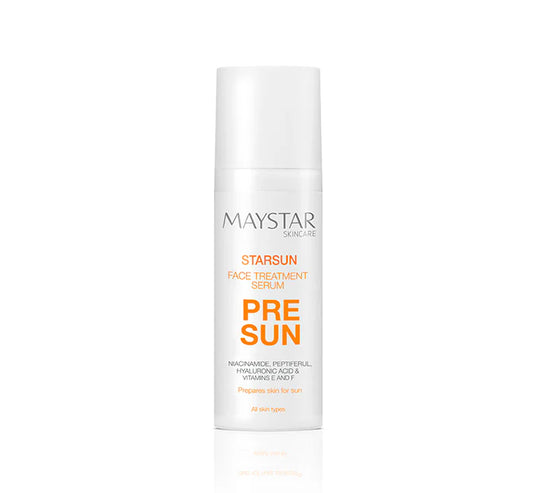 Maystar Starsun Siero Presolare Preparatore della Pelle Airless Emulsione 50 ml
