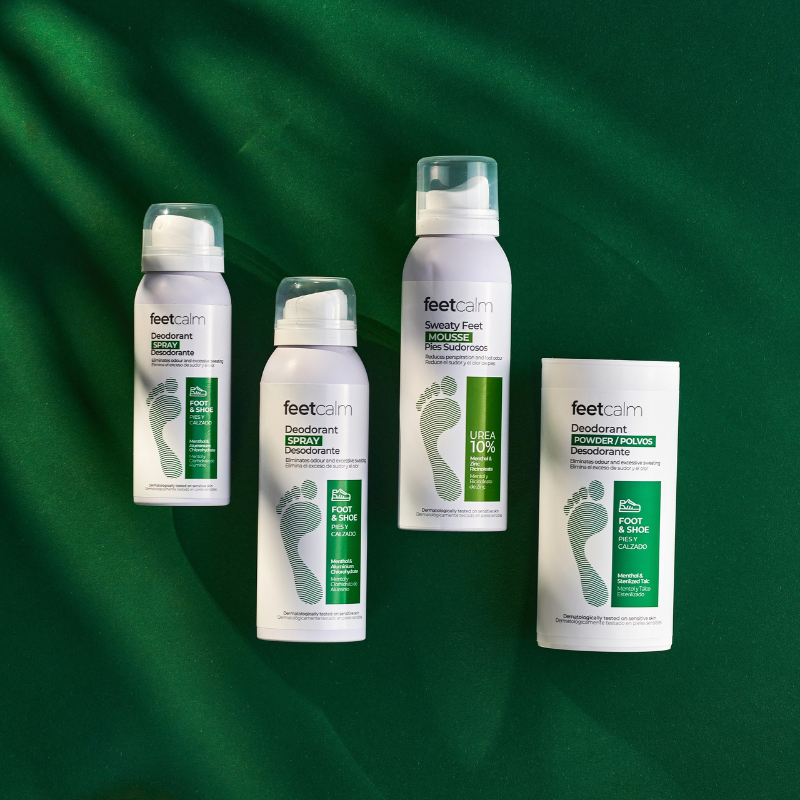 Feetcalm Mousse Piedi Sudati 10% Urea 125 ml