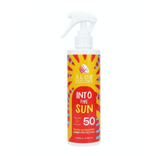 Aloe Colors INTO THE SUN Latte Solare Corpo SPF 50 Airless 200 ml