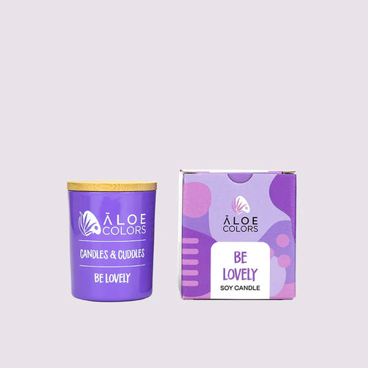 Aloe Colors Candela da Massaggio BE LOVELY Fragranza Caramello al Whisky e Mandorla Amara 150 gr