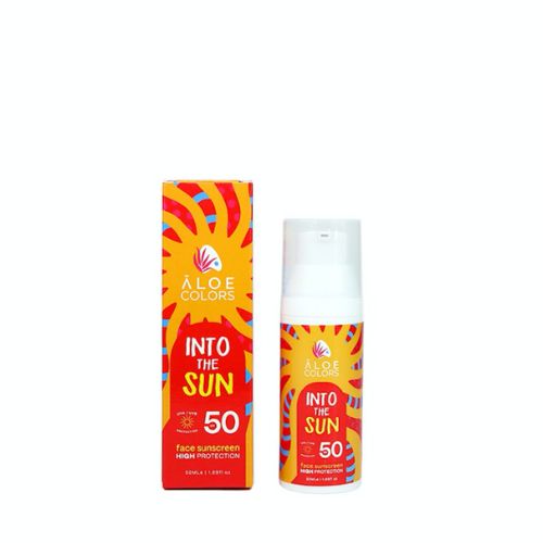Aloe Colors INTO THE SUN Crema Solare Viso SPF 50 Airless 50 ml