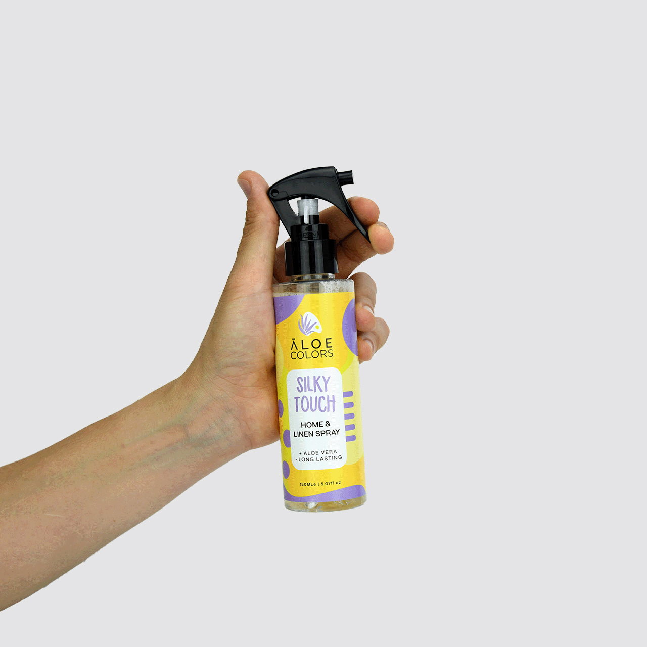 Aloe Colors Spray per la casa e la biancheria SILKY TOUCH Profumo Macadamia 150 ml