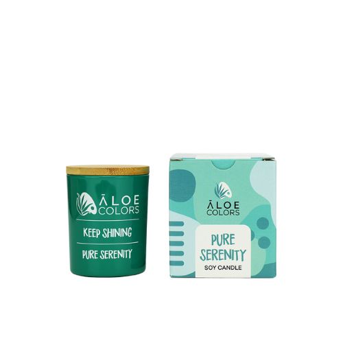 Aloe Colors Candela da Massaggio PURE SERENITY Fragranza Fiori di Magnolia 150 gr