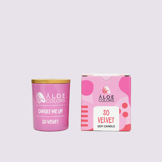 Aloe Colors Candela da Massaggio SO VELVET Fragranza Talco 150 gr