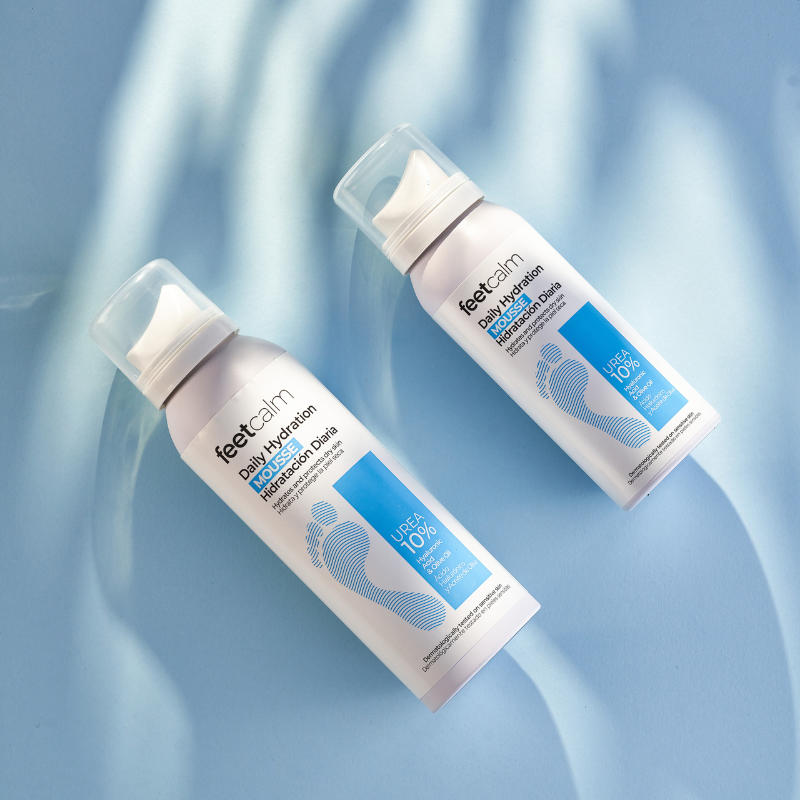 Feetcalm Mousse Idratante Piedi ad uso quotidiano 10% Urea 125 ml