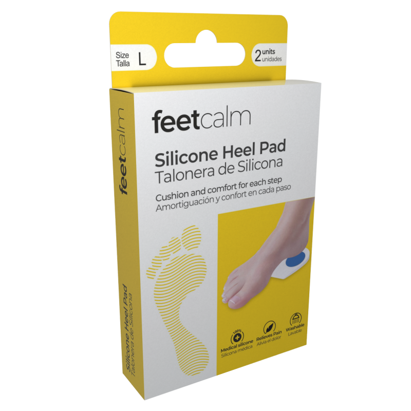 Feetcalm Cuscinetto per tallone in silicone