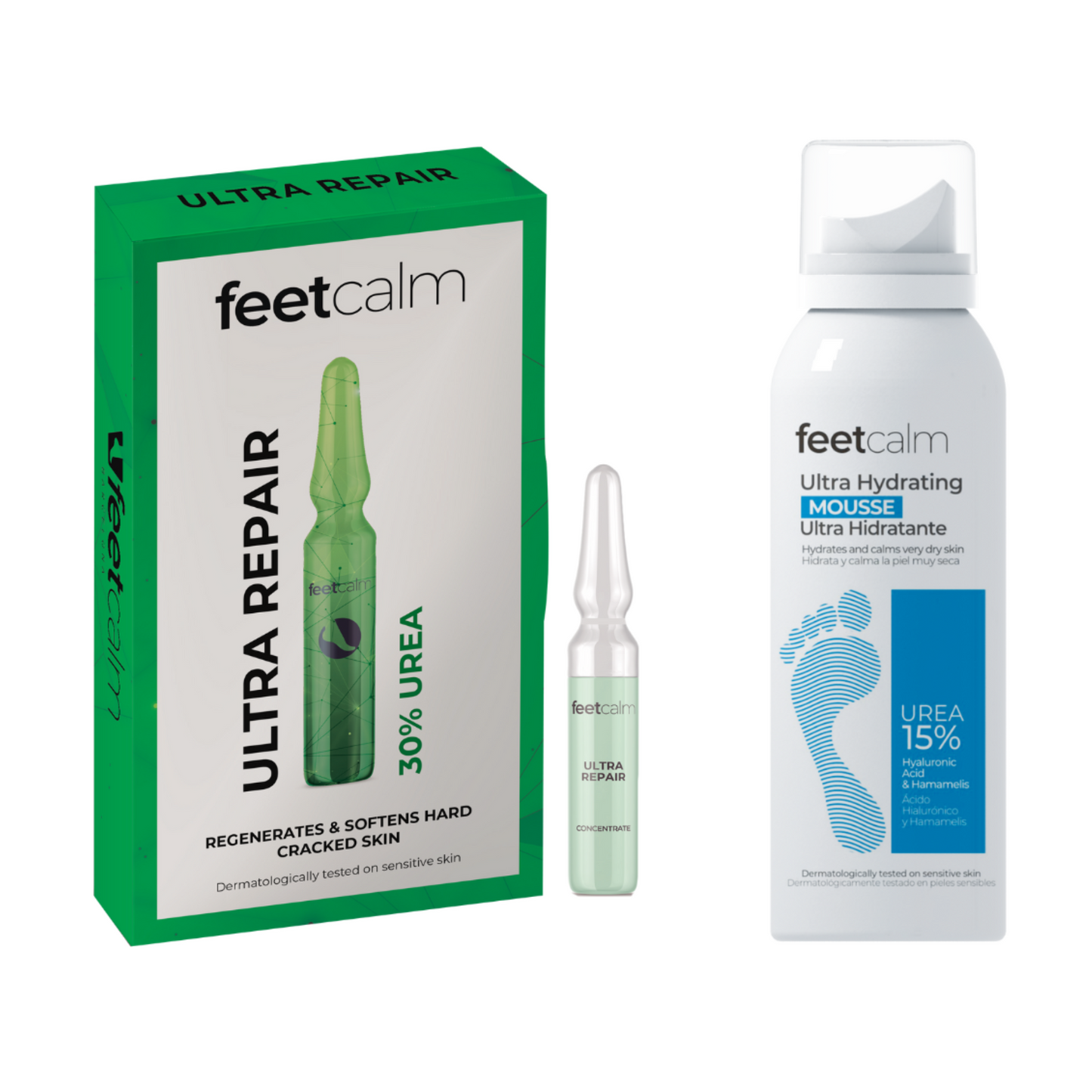 Feetcalm Mousse Ultra Idratante Piedi 15% Urea 125 ml
