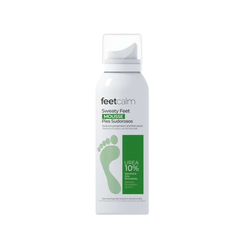 Feetcalm Mousse Piedi Sudati 10% Urea 125 ml