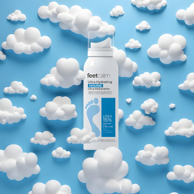 Feetcalm Mousse Ultra Idratante Piedi 15% Urea 125 ml